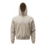 Yes London Felpa tinta unita con Cappuccio Beige per Bambino JR5099X BEIGE YES LONDON 