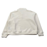 Yes London Felpa tinta unita con Mezza Zip E Colletto Panna per Bambino JR5112 PANNA YES LONDON 