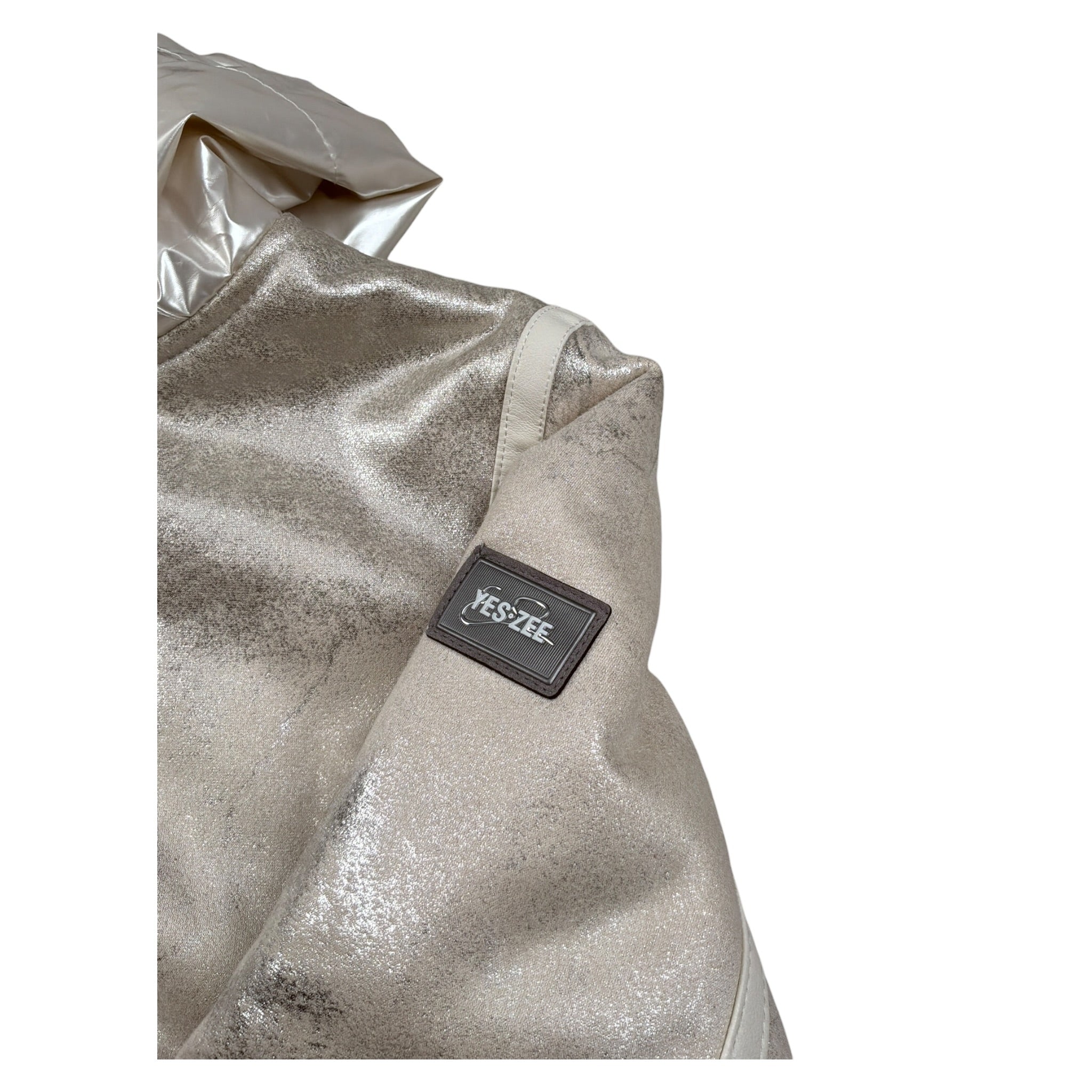 Yes Zee Giubbino tinta unita con Cappuccio Beige per Bambina 3005 BEIGE YES ZEE 