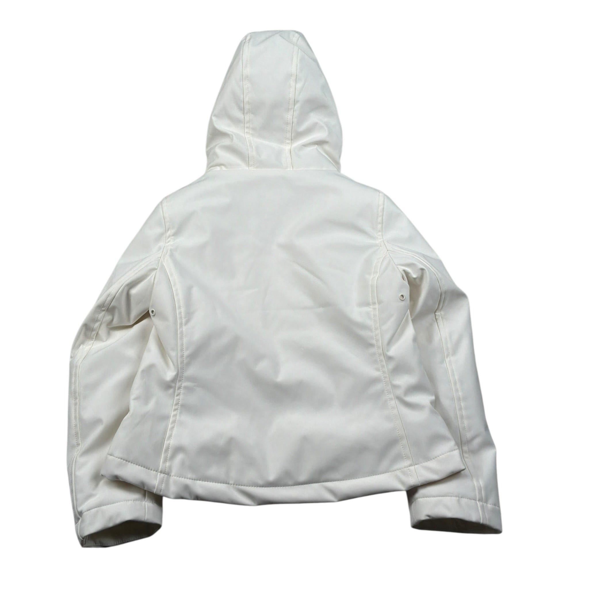 Yes Zee Giubbino tinta unita con Cappuccio Panna per Bambina 3031 PANNA YES ZEE 