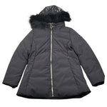 Yes Zee Giubbino tinta unita con Cappuccio Nero per Bambina 3057 NERO YES ZEE 