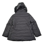 Yes Zee Giubbino tinta unita con Cappuccio Nero per Bambina 3057 NERO YES ZEE 
