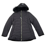 Yes Zee Giubbino tinta unita con Cappuccio Nero per Bambina 3057X NERO YES ZEE 