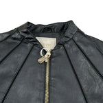 Yes Zee Chiodo In Ecopelle tinta unita Nero per Bambina 3374 NERO YES ZEE 