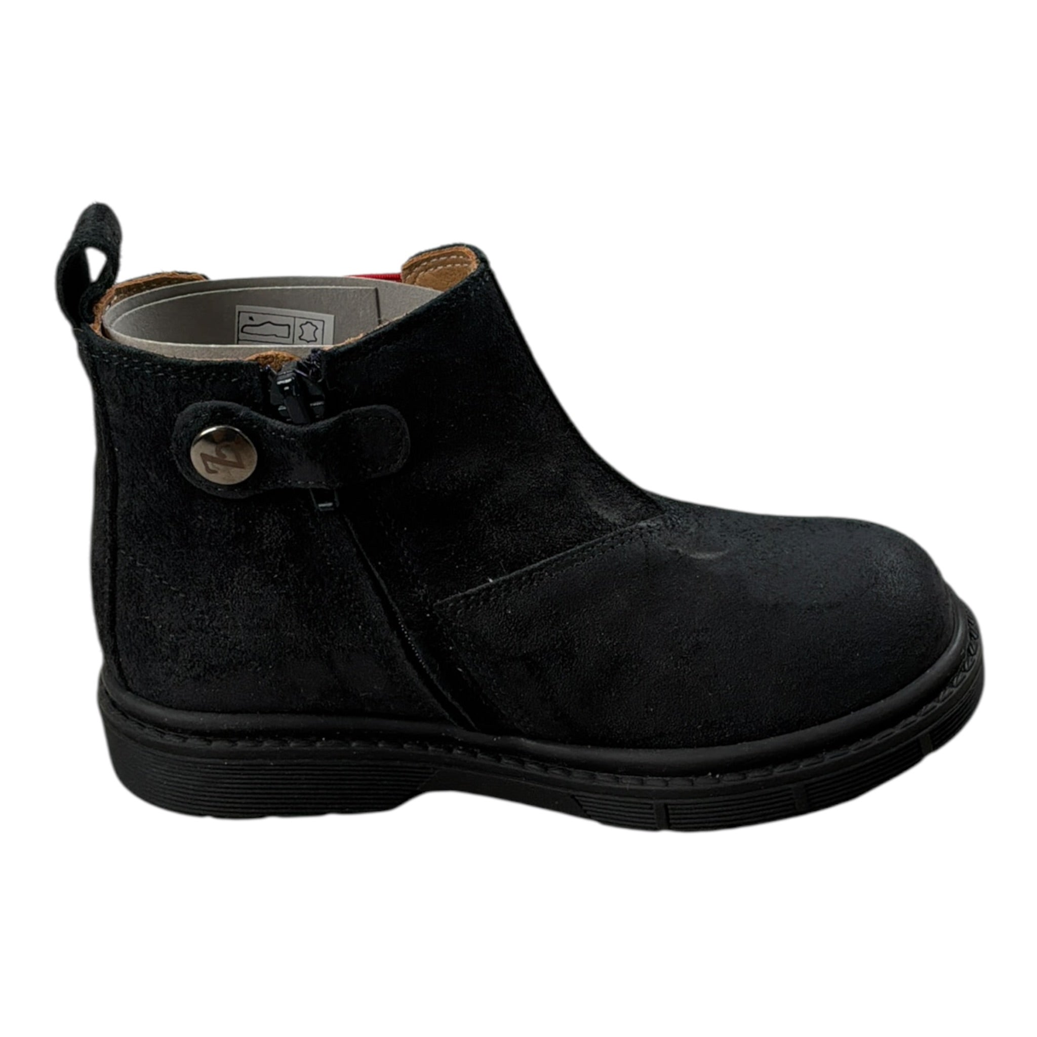 Zecchino D'Oro Stivale tinta unita Nero per Neonato A161605N NERO  