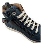 Zecchino D'Oro Sneakers tinta unita con Zip Blu per Bambino F134303 BLU  