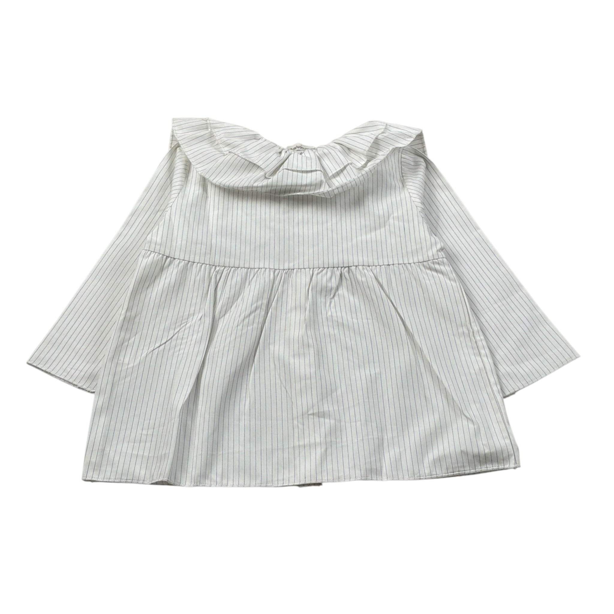 Zero Ampere Camicia Manica Lunga con Colletto Bianco per Bambina CATERINAJ BIANCO ZERO AMPERE 
