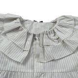 Zero Ampere Camicia Manica Lunga con Colletto Bianco per Bambina CATERINAJ BIANCO ZERO AMPERE 