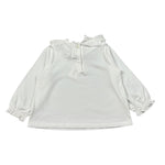 Zhoe & Tobiah Shirt tinta unita con Colletto Bianco per Neonata BBB1FN BIANCO ZHOE & TOBIAH 