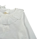 Zhoe & Tobiah Shirt tinta unita con Colletto Bianco per Neonata BBB1FN BIANCO ZHOE & TOBIAH 