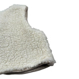 Zhoe & Tobiah Gilet tinta unita Teddy Panna per Bambina BRR3BJ PANNA ZHOE & TOBIAH 