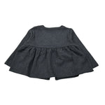 Zhoe & Tobiah Cardigan tinta unita Nero per Bambino KKT5F NERO ZHOE & TOBIAH 