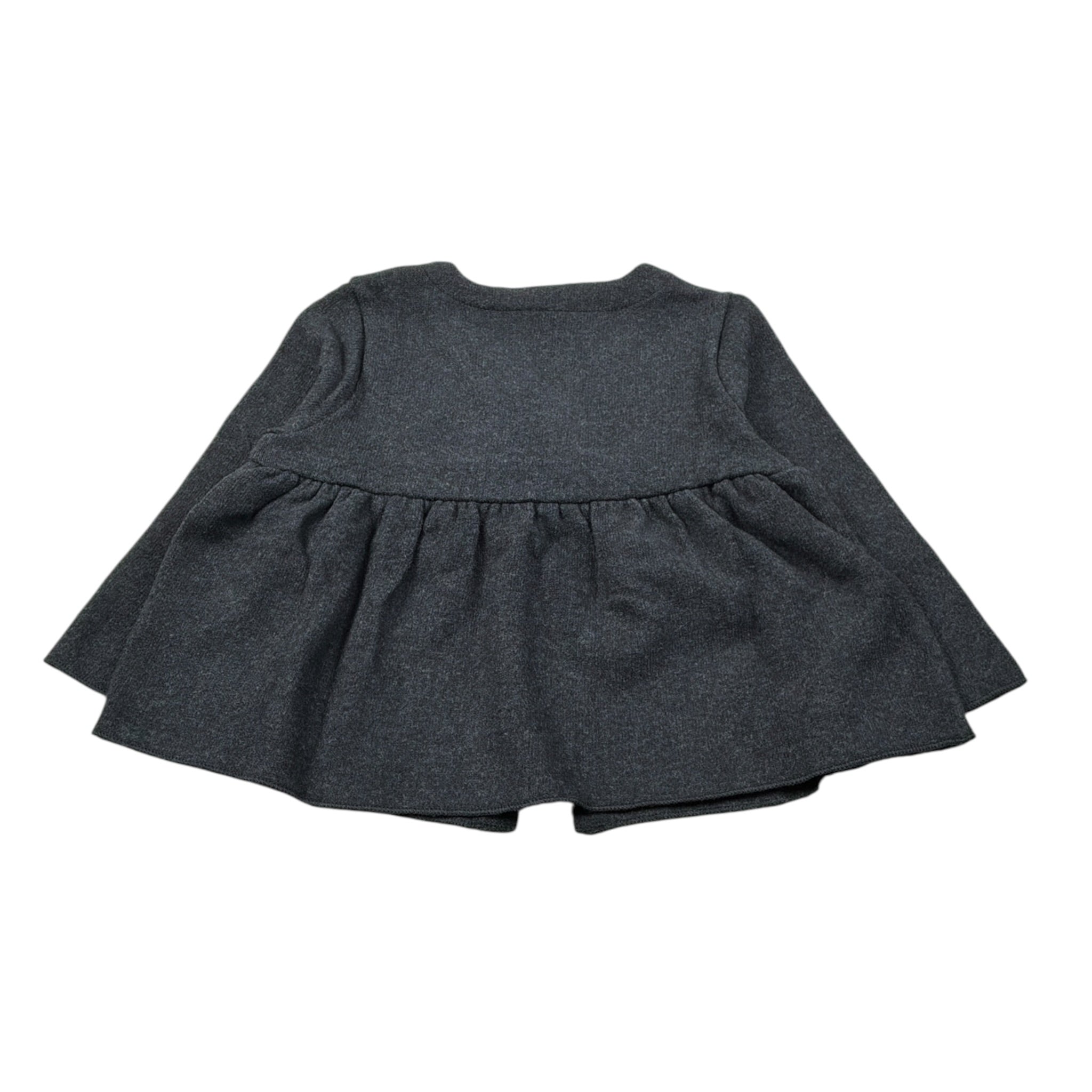 Zhoe & Tobiah Cardigan tinta unita Nero per Bambino KKT5F NERO ZHOE & TOBIAH 