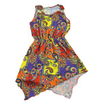 4Giveness Abito Multicolor con Fantasia per Bambina FGCG3905 MULTICOLOR 4GIVENESS 