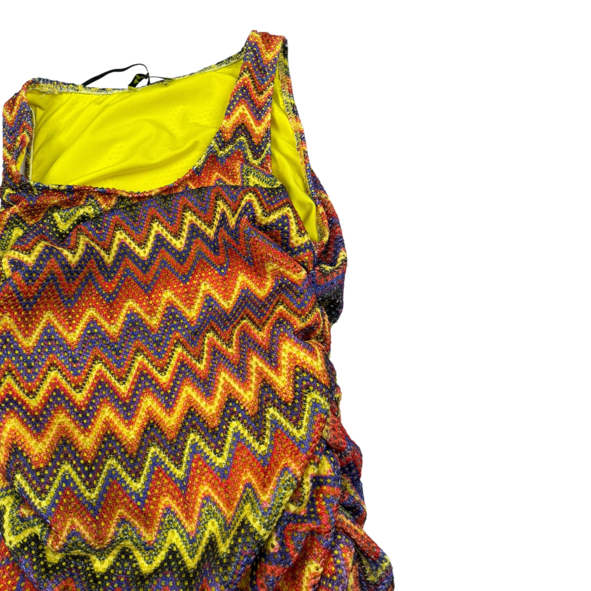 4Giveness Abito Multicolo con Fantasia Astratta per Bambina FGCG3913 MULTICOLOR 4GIVENESS 