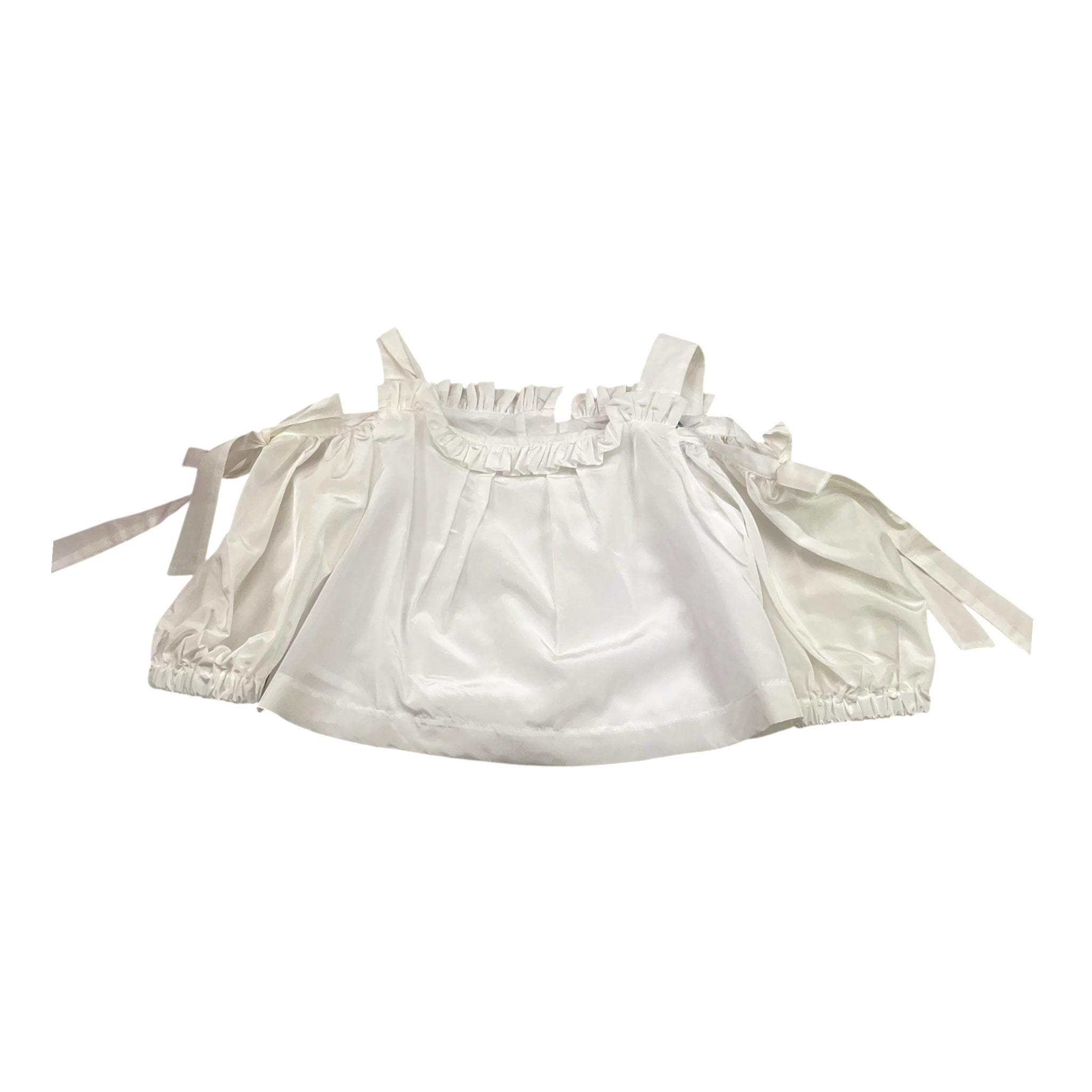 A' La Page Camicia Tinta Unita Modello Top per Bambina ANEMONE BIANCO A' LA PAGE 