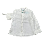Abel & Lula Camicia tinta unita Manica Lunga Bianco per Neonato 5123 BIANCO ABEL & LULA 