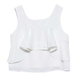 Abel & Lula Camicia Giromanica Tinta Unita per Bambina 5150X BIANCO ABEL & LULA 