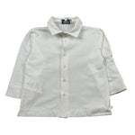 Aletta Camicia Manica Lunga tinta unita Bianco per Neonato M220431 BIANCO ALETTA 