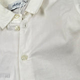 Aletta Camicia Tinta Unita Modello Body per Neonato M22050 BIANCO ALETTA 