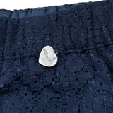 Alice Pi Short Tinta Unita con Ricami per Bambina 2411 BLU ALICE PI 