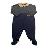 Alviero Martini Tutina Manica Lunga tinta unita Blu per Neonata 295R1623 BLU ALVIERO MARTINI 