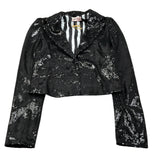 Aniye By Girl Giacca Paillettata tinta unita Nero per Bambina 032464 NERO ANIYE BY GIRL 