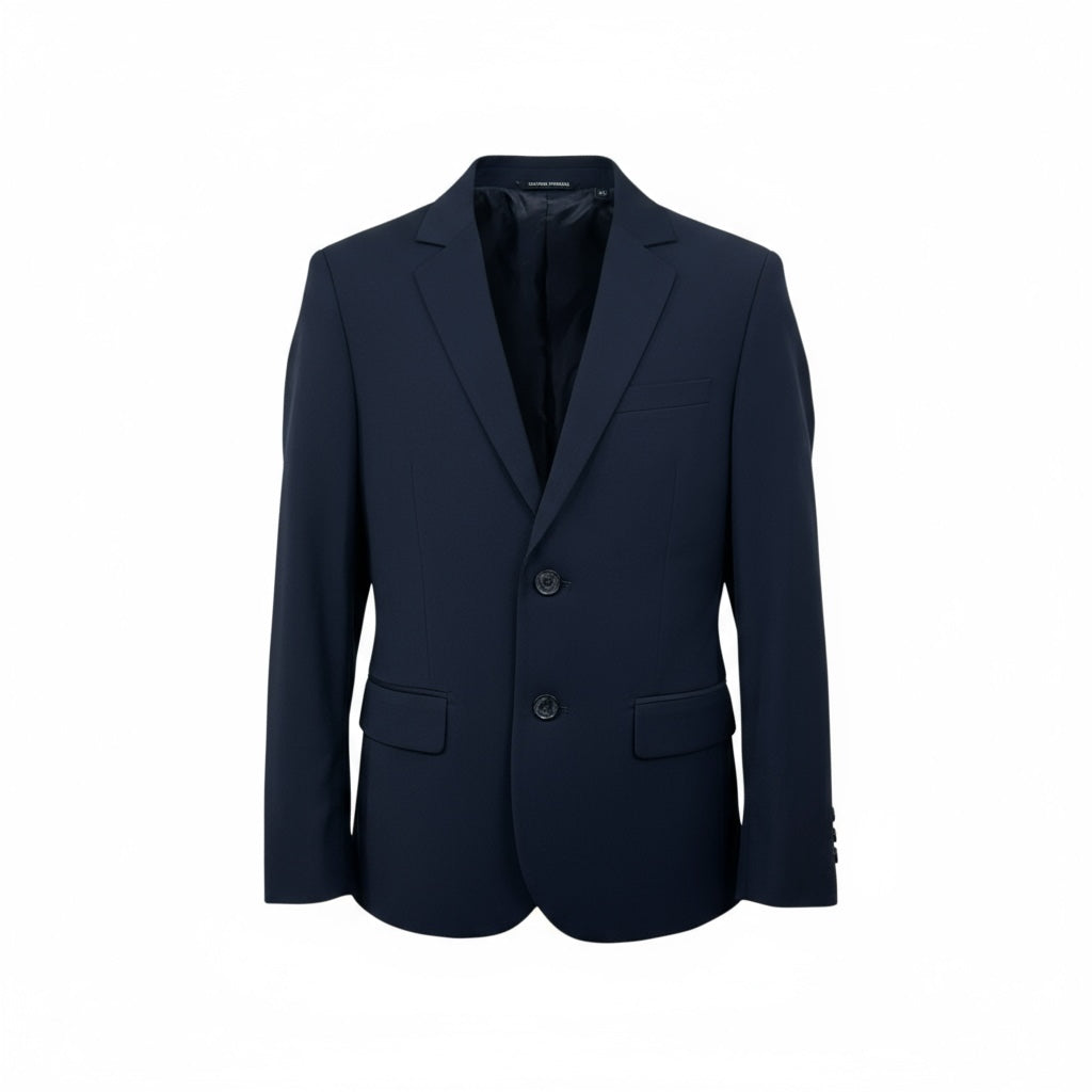 Antony Morato Giacca Tinta Unita con Bottoni per Bambino MKJS00018X BLU ANTONY MORATO 