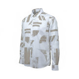Antony Morato Camicia Tinta Unita con Fantasia Manica Lunga per Bambino MKSL00262X BIANCO ANTONY MORATO 