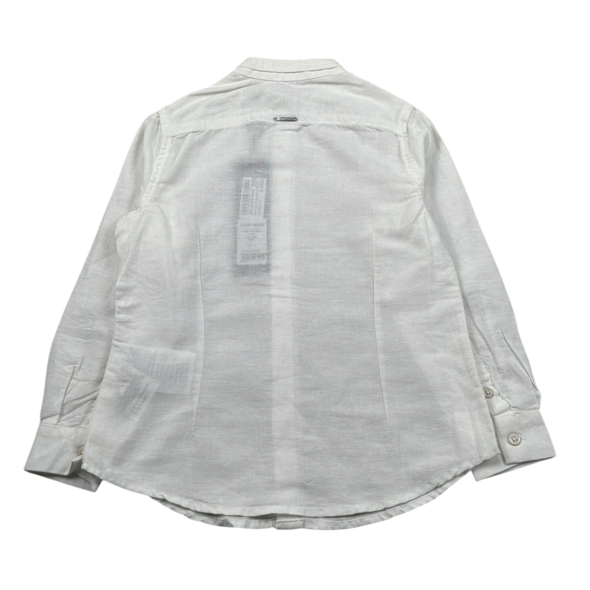Antony Morato Camicia Manica Lunga tinta unita Collo Coreano Panna per Bambino MKSL00264 PANNA ANTONY MORATO 