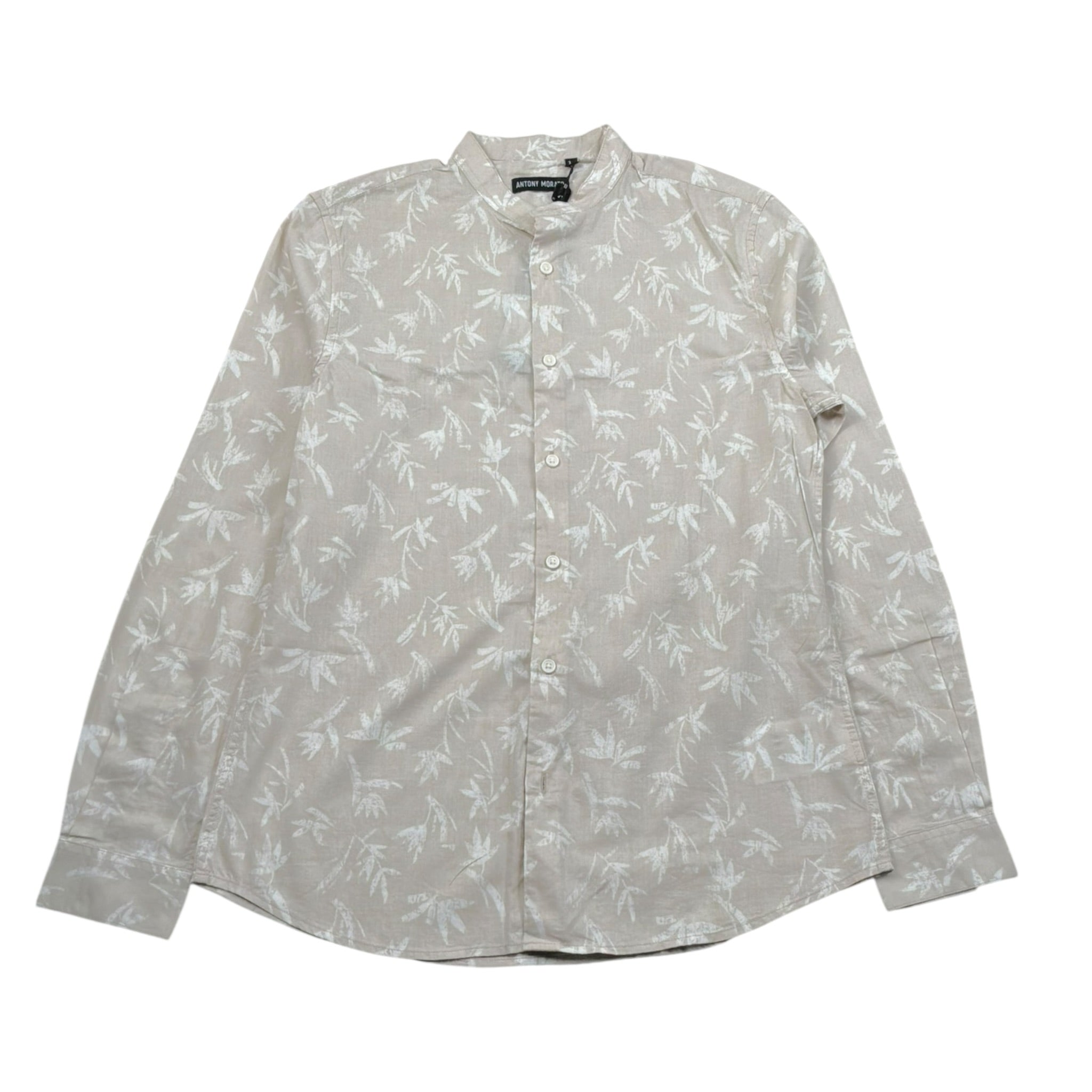 Antony Morato Camicia Tinta Unita con Fantasia Manica Lunga per Bambino SL00251 BEIGE ANTONY MORATO 