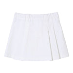 Aspesi Gonna Tinta Unita Modello Tennis per Bambina S25014GNC6058 BIANCO ASPESI 
