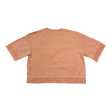 Aspesi T-Shirt Girocollo Tinta Unita con Logo per Bambina S25029TSM7038 ROSA ASPESI 