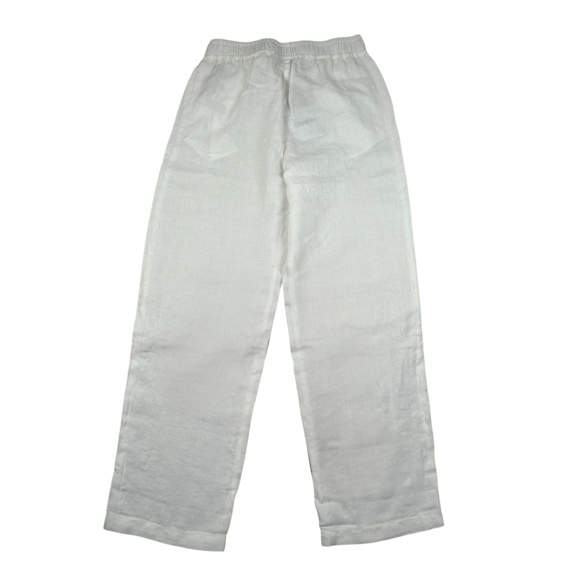 Aspesi Pantalone Tinta Unita con Elastico In Vita per Bambino S4001PLL6000 BIANCO ASPESI 