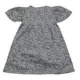 Babe & Tess Abito Mezza Manica Tinta Unita con Fantasia per Bambina 01518050 BLU BABE & TESS 