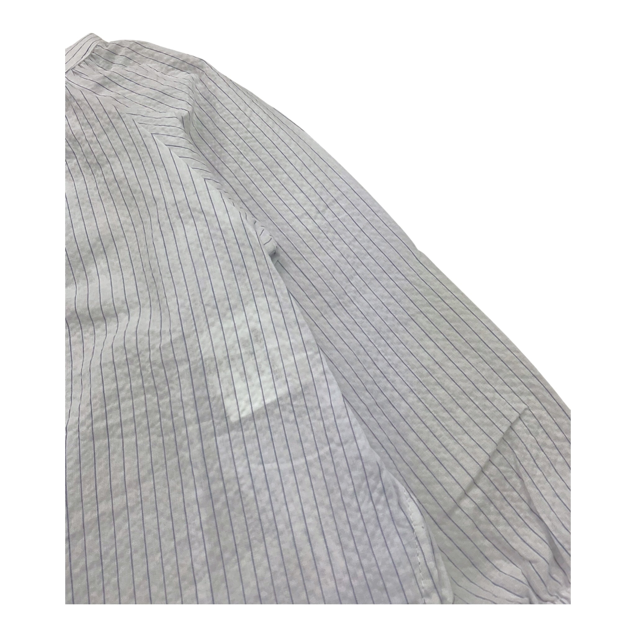Babe & Tess Camicia Tinta Unita con Fantasia A Righe per Bambina 03518037 BIANCO BABE & TESS 