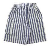 Babe & Tess Bermuda Bicolore Fantasia A Righe per Neonato 24518021 BIANCO/BLU BABE & TESS 