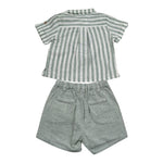 Babidu Completo 2 Pezzi Camicia-Bermuda per Neonato 40409N VERDE BABIDU 