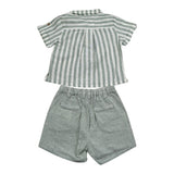 Babidu Completo 2 Pezzi Camicia-Bermuda per Neonato 40409N VERDE BABIDU 
