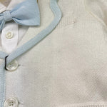 Baby A. Completo 2 Pezzi Pantalone-Giacca-Camicia-Papillions per Neonato A1404 BIANCO BABY A. 