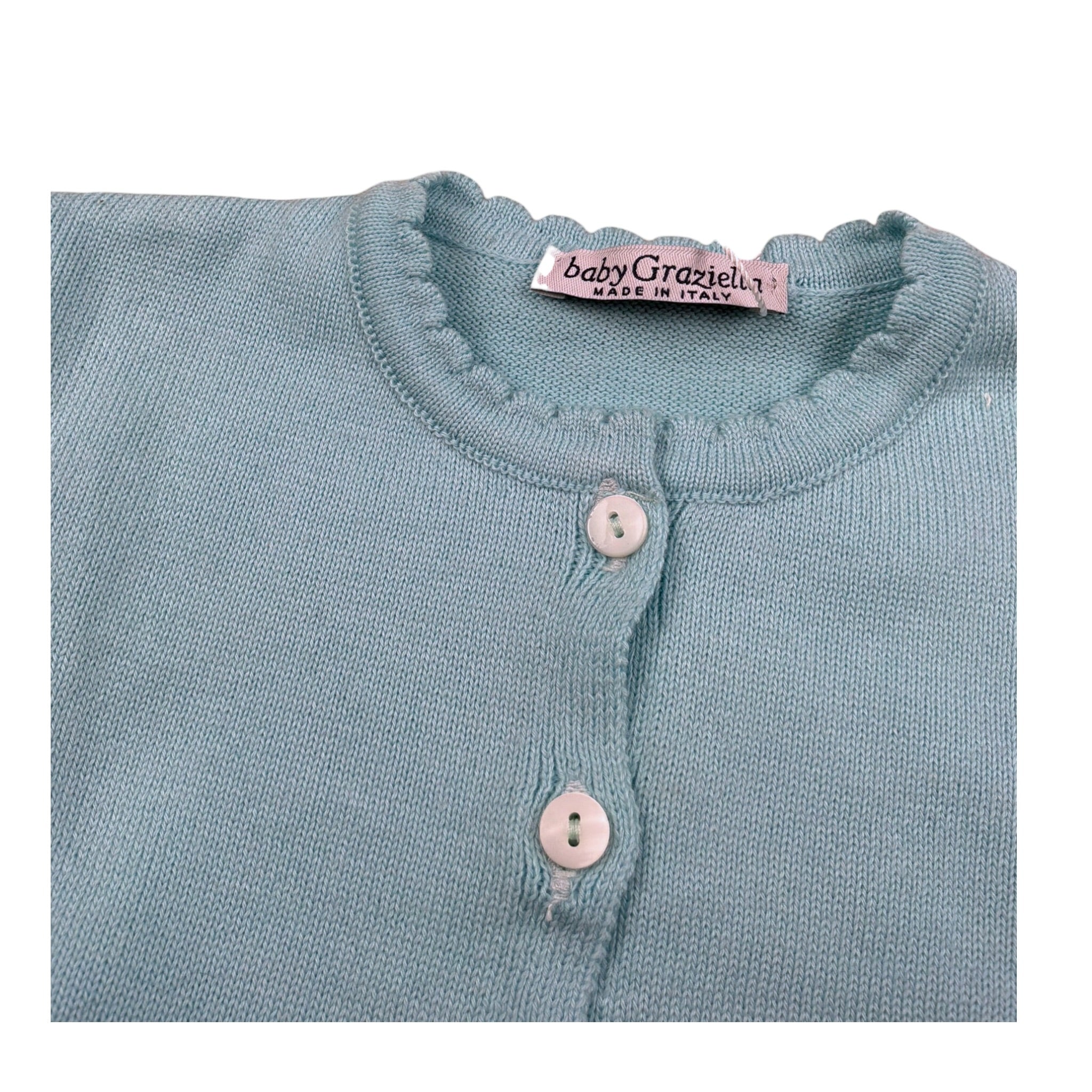 Baby Graziella Coprispalle Tinta Unita per Neonata 1351523 AZZURRO BABY GRAZIELLA 