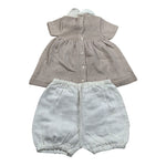 Baby Lord Completo 2 Pezzi T-Shirt-Culotte Beige per Neonata CMPB BEIGE BABY LORD 