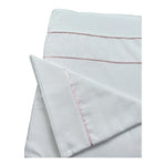 Baby Vip Set 3 Pezzi Lenzuola Tinta Unita per Neonata T1117 BIANCO BABY VIP 