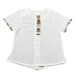 Babyvip Camicia Tinta Unita con Bottoni per Neonato T1301 BIANCO BABYVIP 