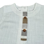 Babyvip Camicia Tinta Unita con Bottoni per Neonato T1301 BIANCO BABYVIP 