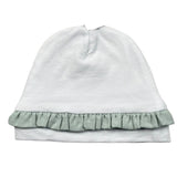 Babyvip Cappello Tinta Unita con Rouches per Neonata T1336 BIANCO BABYVIP 