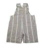 Babyvip Salopette Tinta Unita con Fantasia A Righe per Neonato T1346 BEIGE BABYVIP 