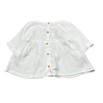 Babyvip Camicia Tinta Unita con Bottoni per Neonata T1353 BIANCO BABYVIP 
