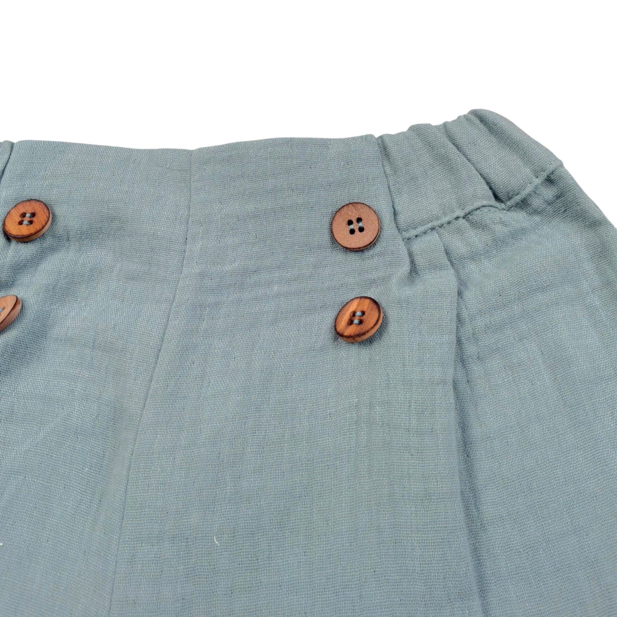 Babyvip Pantalone Tinta Unita Modello Palazzo per Neonata T1534 VERDE BABYVIP 