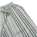 Babyvip Pantalone Tinta Unita con Fantasia A Righe per Neonato T7709 BIANCO BABYVIP 